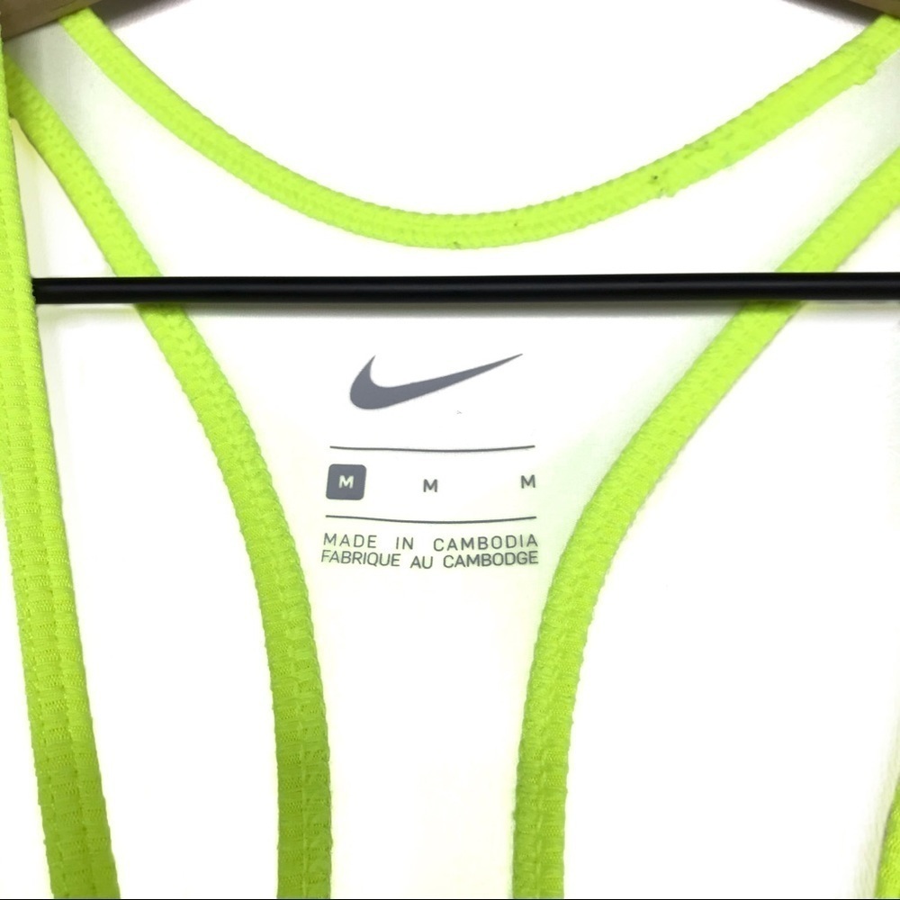 NIKE Neon Racerback Athleisure Tank Top M - Picture 4 of 8